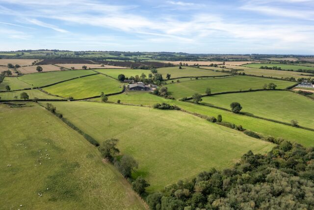 Owston Lodge from the air